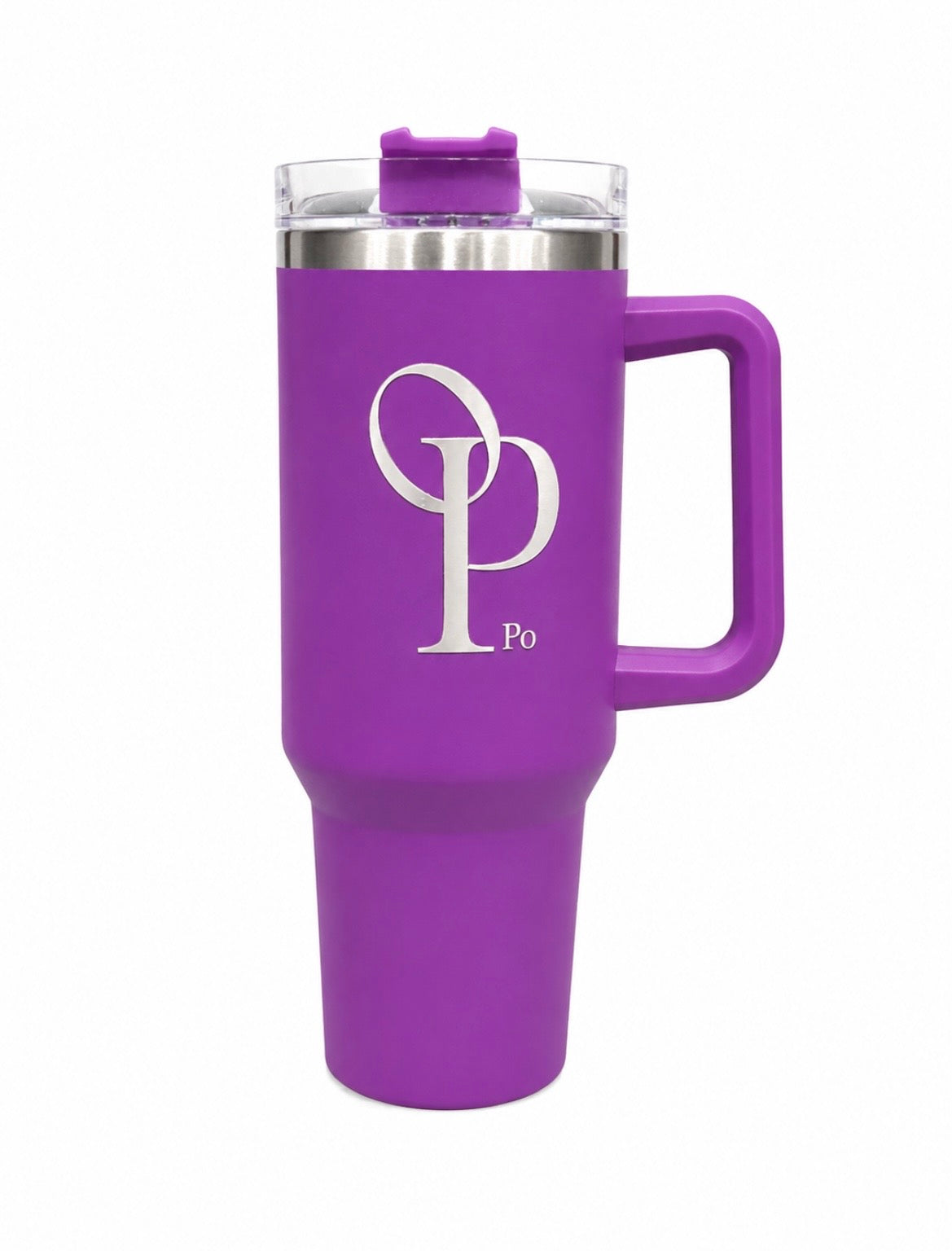 PO Voyager Tumbler 40 oz | Insulated Tumbler with Handle